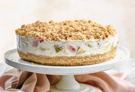 “No bake” rabarber cheesecake 