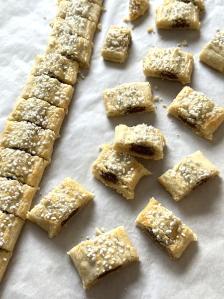 mandelsnittar med choklad