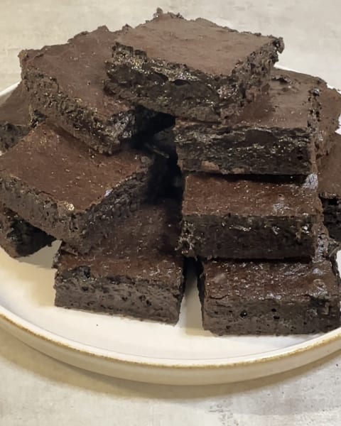 extra kladdiga fudge brownies