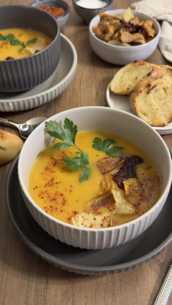 asiatisk morotssoppa med kokosmjölk