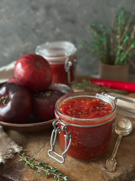 tomatmarmelad med sting