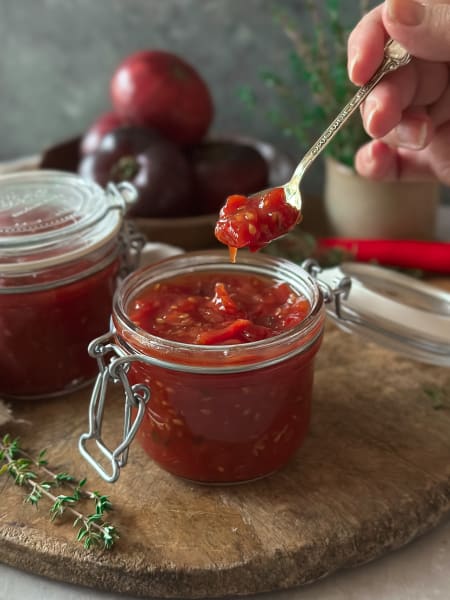 tomatmarmelad med sting